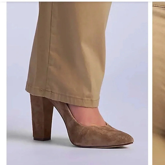 Lee relaxed fit classic 4 pocket style women pants size 16 medium color flax - Picture 3 of 15